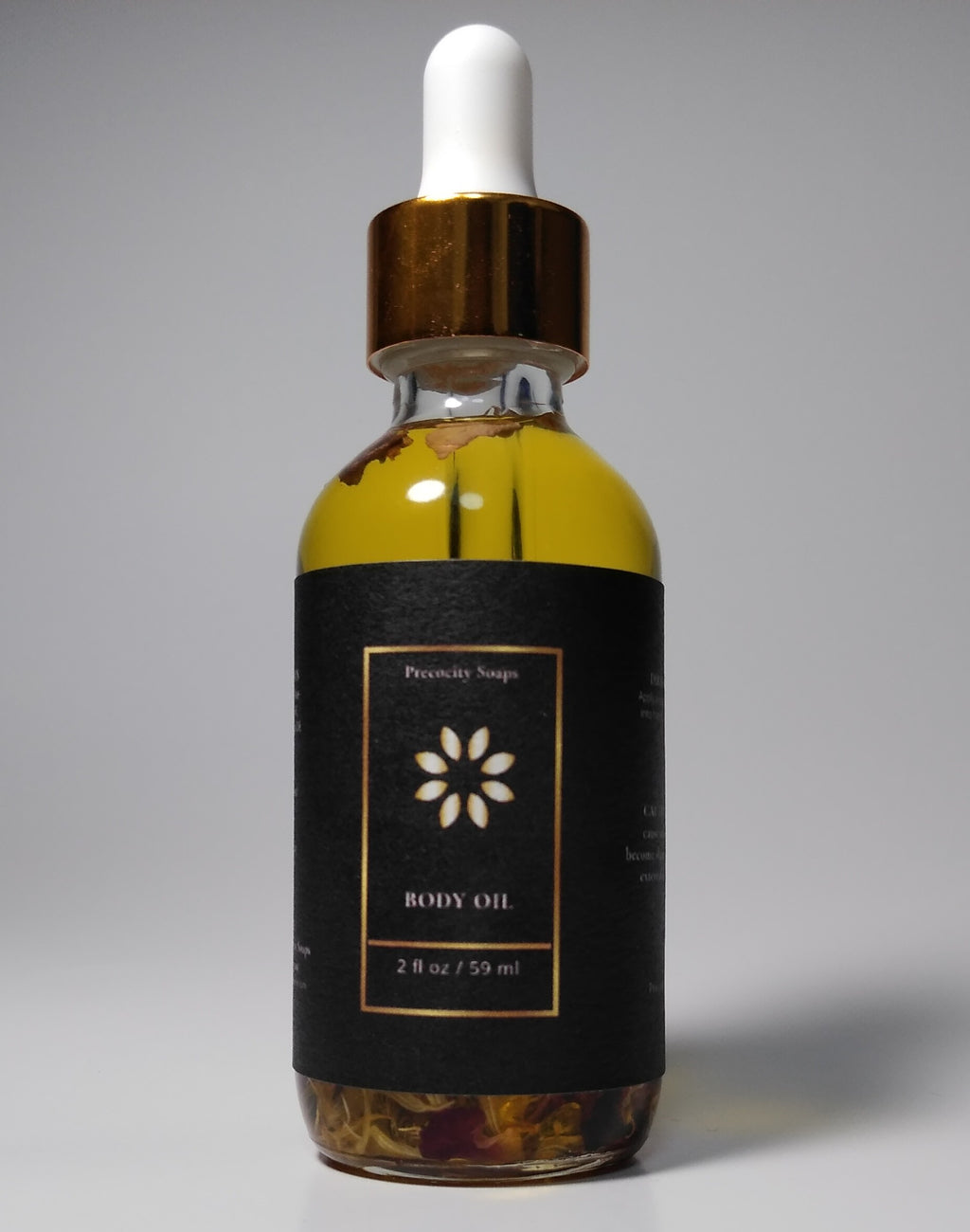 Rose Body Oil 2.0 Oz Bottle