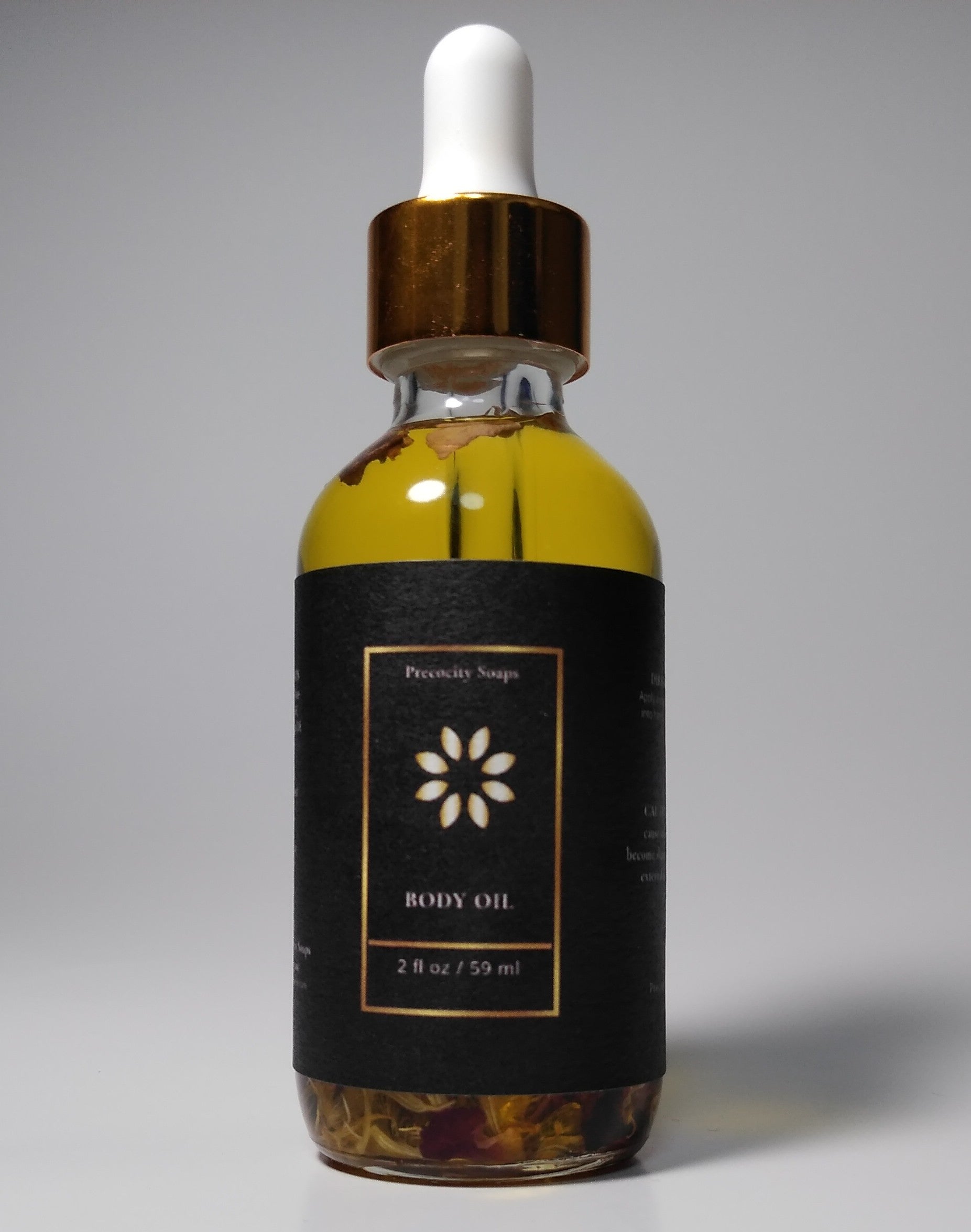 Rose Body Oil 2.0 Oz Bottle